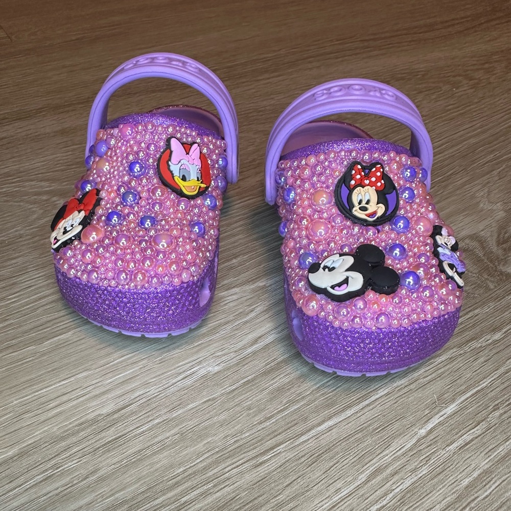 Disney Kids' Purple and Pink Clogs